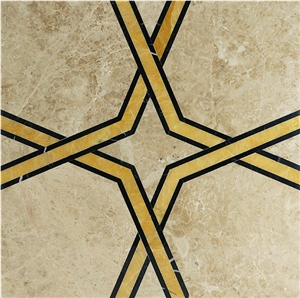 Cappuccino Composite Marble Medallio