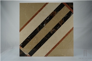 Floor Marble Designs;Thin Laminated Water-Jet Medallions;Water Jet Marble with Ceramic Tile, Portoro Gold Marble Thin Laminated Water-Jet Medallions Floor Marble Designs;Thin Laminated Water-Jet Medallions;Water Jet Marble with Ceramic Tile, Portoro Gold Marble Thin Laminated Water-Jet Medallions