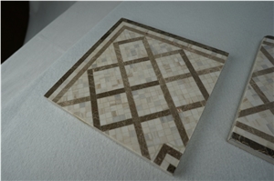 Grey Mosaic Border;Marble Mosaic Tile Borders;Border Designs for Projects