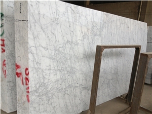 Italy Carrara London Fog Polished White Marble Slab and Tile