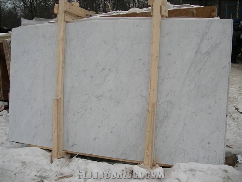 Bianco Carrara C Marble Polished Slabs