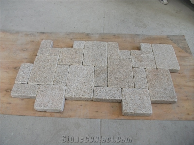 Hot Sales China G682 Yellow Granite Cube Stone
