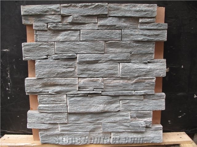 Hot Sales Grey Claddings, Grey Basalt Cultured Stone