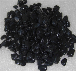 Black Tumbled Pebbles Stone