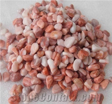 Pink Tumbled Pebbles Stone Viet Nam