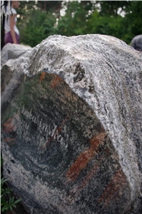 Baron Tham Granite Sawn Cut Edge Headstone