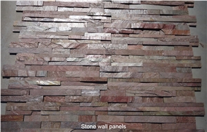 Copper Slate Wall Cladding Panels, Ledge Stone