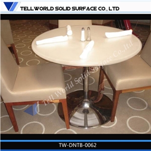Square Acrylic Dining Table,Manmade Stone Dining Tables