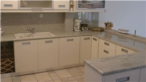 Kashmir White Granite Kitchen Countertops, White Granite India Vanity Tops