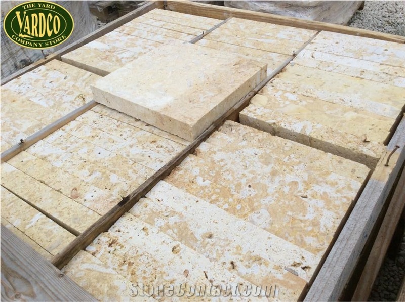 Dominican Coral Stone Pavers, Classic Coral Stone Cube Stone & Pavers
