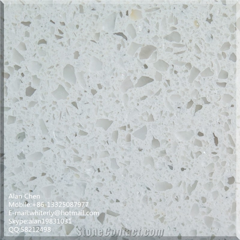 2015 New Quartz Stone China Quartz Stone Slabs, Grey Quartzite Kitchen Countertops