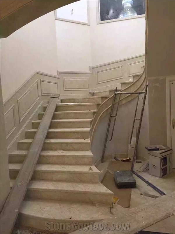 Ottoman Beige Marble Stairs & Steps