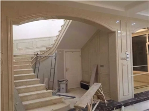 Ottoman Beige Marble Stairs & Steps
