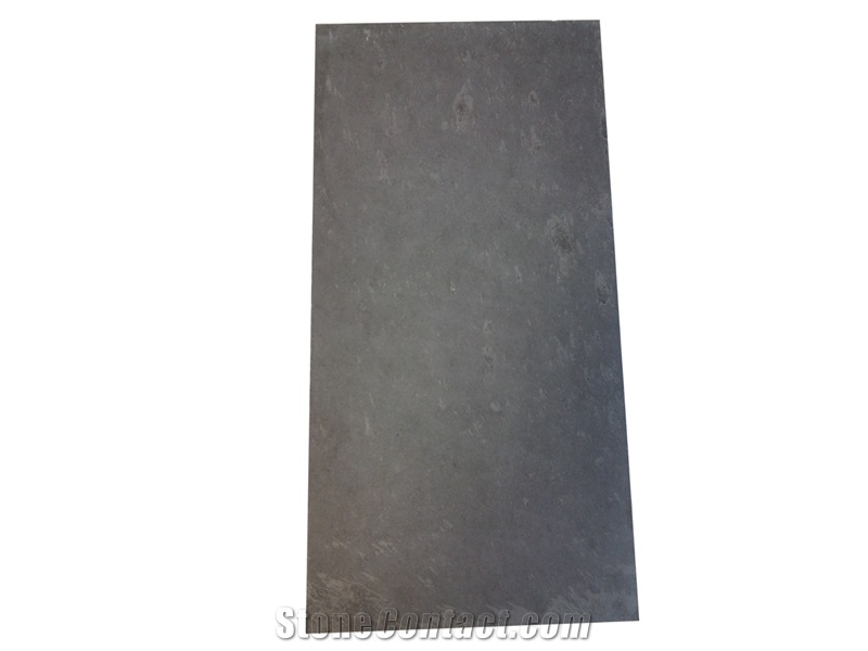 Slate Panther Black Natural 80x40x1,2 Cm, Grey Slate Brazil Tiles & Slabs, Flooring Tiles