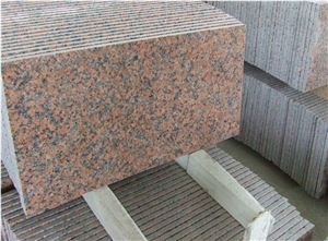G652 Maple Red Polished Tiles Red Granite Tiles, China Red Granite
