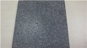 G684 Basalt Tiles Flamed and Brushed, G684 Black Basalt Slabs & Tiles