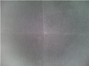 Hainan Black Andesite Tiles Honed with Fine Holes, China Black Basalt
