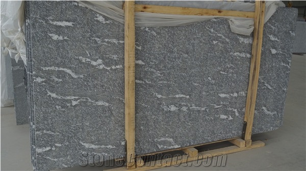 Snow Leopard Granite Honed Slab, China Black Granite