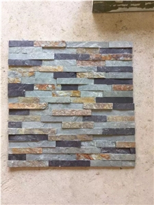 Stone Linear Strips Wall Mosaic Tiles