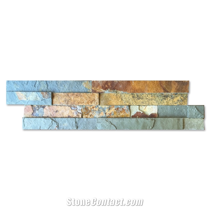 Multicolor Slate Wall Cladding Panels