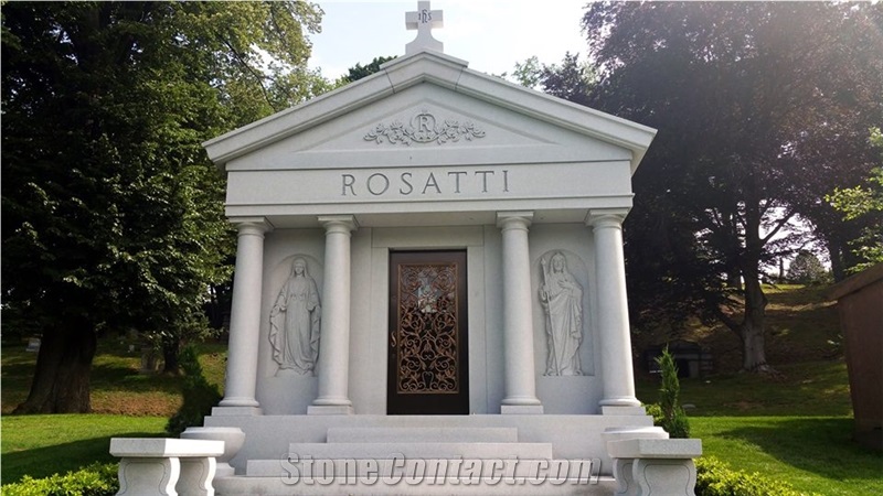 Barre Grey Granite Mausoleum Design
