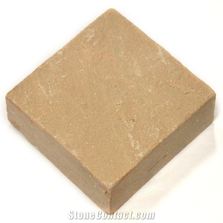 Dhari Sandstone Pavers, Beige Sandstone Cube Stone & Pavers India