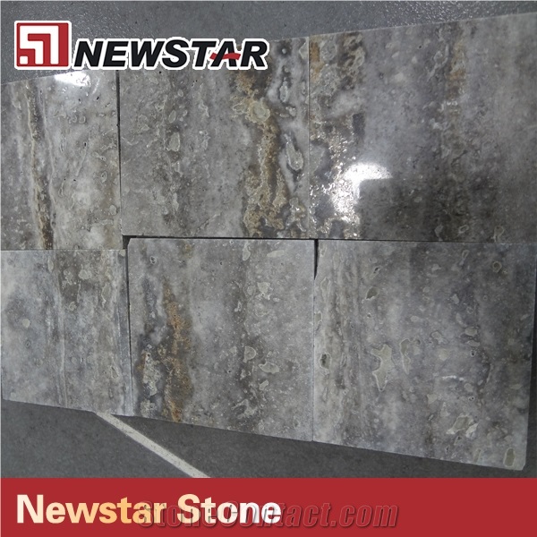 Vein Cut Imported Marble Slab & Tiles, China Grey Marble