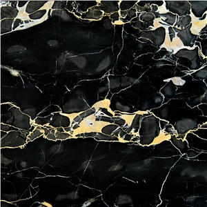 Nero Portoro Marble - Portoro Prima Scelta, Black Marble Italy Tiles & Slabs