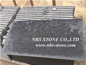China Black Basalt Tiles & Slabs, Hainan Black Basalt / Hainan Basalt /Lava Stone /Basaltina /Basalto /Walling ,Flooring,Cladding