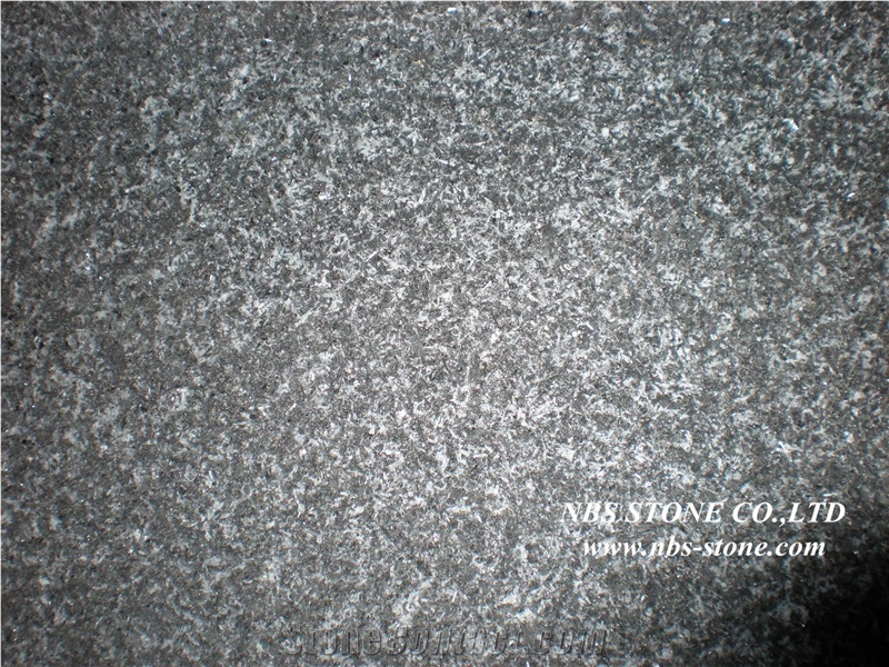 Snowflake-Black Granite Slabs&Tiles