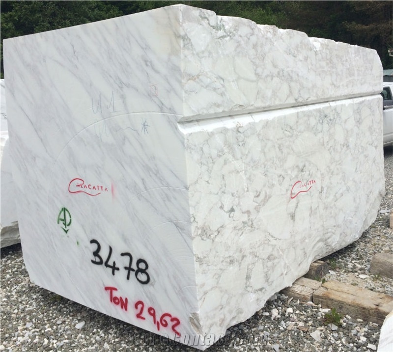 Calacatta Vagli Oro Blocks, White Marble Italy Blocks
