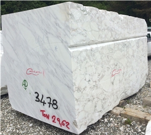 Calacatta Vagli Oro Blocks, White Marble Italy Blocks