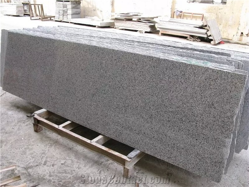 G640 Chinese Grey Granite Small Slabs Tops, China White Granite