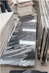 Kashmir Black Granite Tile & Slab High Quality Black Granite Tile & Slab