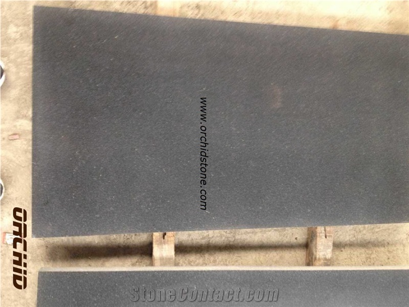 China Black Granite Patio Paving Tile & Slabs