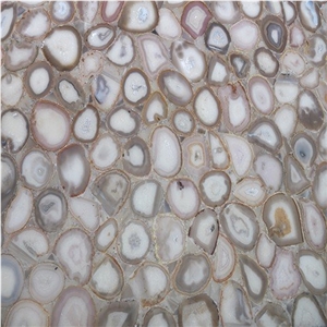 Grey White Agate Blue Gemstone Tiles & Slabs,Grey White Semi Precious Wall Covering/Interior Decoration for Kitchen/Background/Counter Top