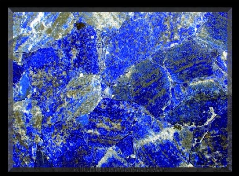 Lapis Lazuli Semi Precious Stone Tiles &Slabs,Blue Semi Precious Stone Wall Panel,Blue Semi Precious Wall Covering/Interior Decoration