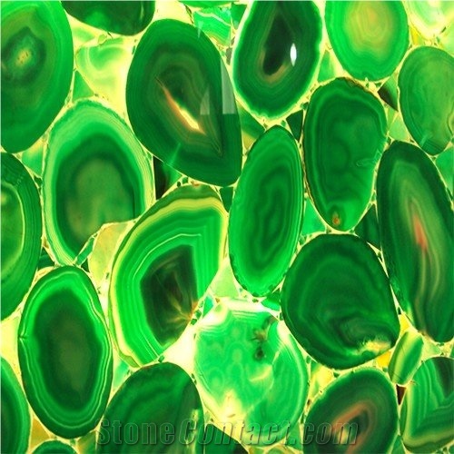 Translucent Green Agate Semiprecious Stone Slabs & Tiles,Green Agate Semi Precious Panel