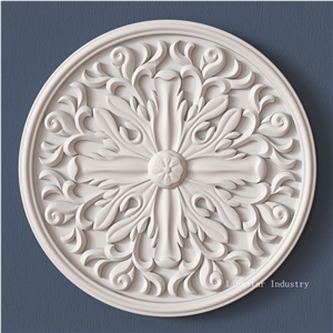 3d Decorative Stone Engravings Wall Design, White Limestone Engravings