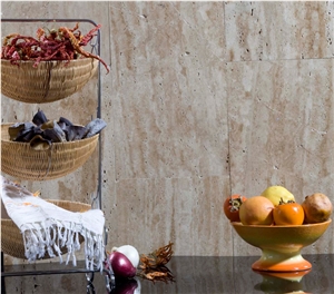 Bucak Silver Travertine Mix Walnut Vein Cut Wall and Floor Tiles