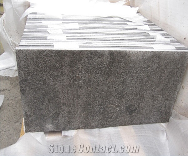 Chinese Blue Limestone Tiles & Slabs, China Grey Granite