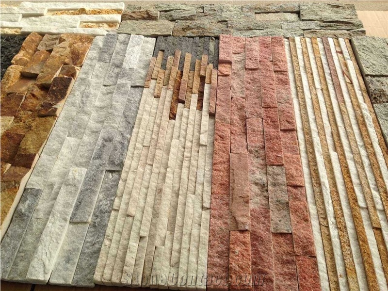 China Rust Slate Stacked Stone Veneer/Cultured Stone/Ledge Stone for Wall Cladding