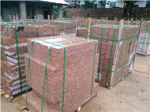 Low Price, China Azalea Red Granite Slabs & Tiles
