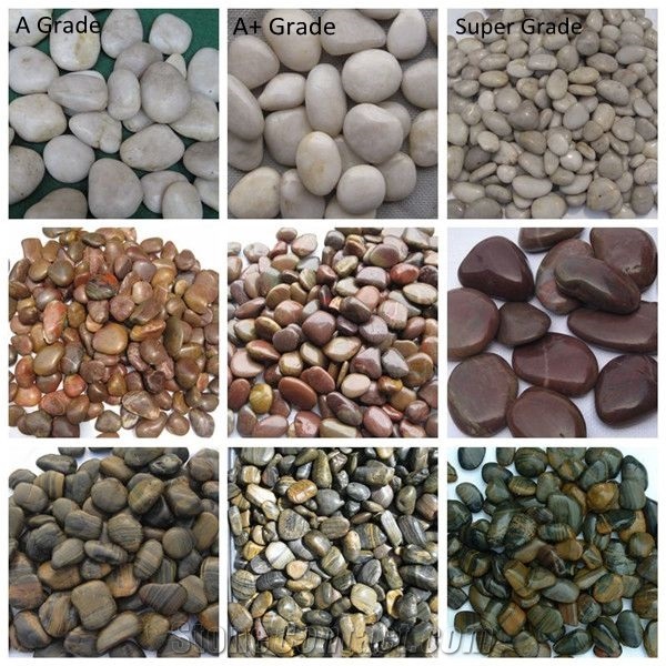 China Red Super Natural Pebble Stone for Landscaping Decoration