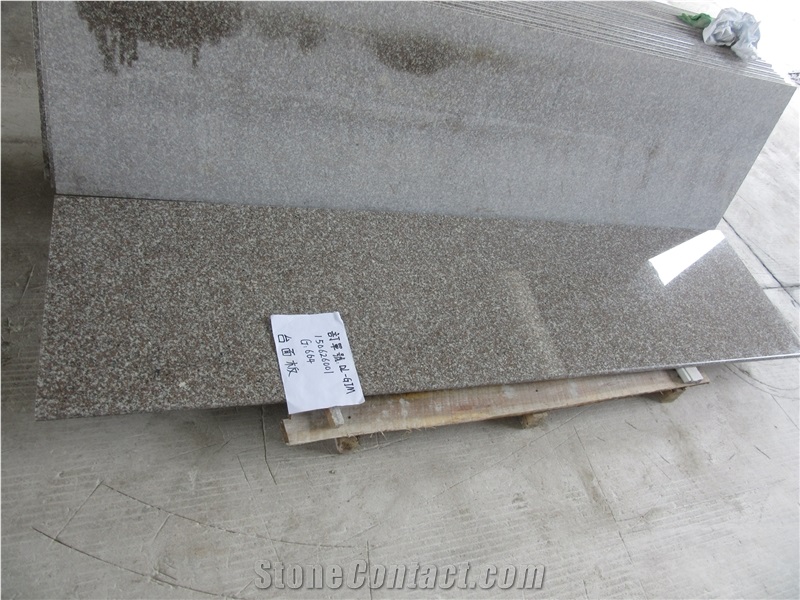 G664 Granite Full Bullnose Edge Countertop for Kitchen, Bar, China Cheap Pink Granite Countertop