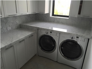 Laundry by Eurofloors Inc, Countertops, Backsplashes, Bianco Venato Marble Vanity Tops, White Marble Kithcen Countertops
