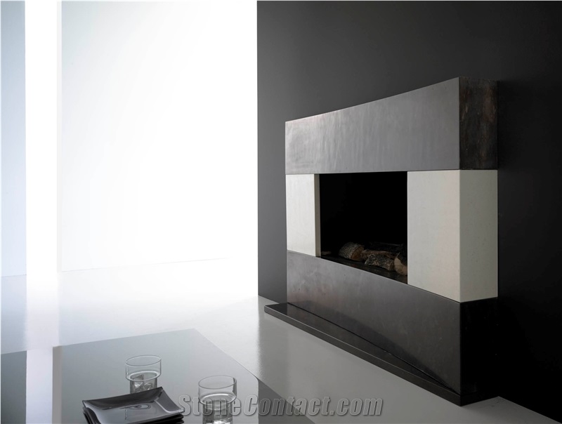 Marble Modis Fireplace Arriaga Collection
