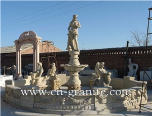 China Natural Marble Fountain,Outdoor Fountain Decoration,Lanscaping Stones,Wholesaler-Xiamen Songjia