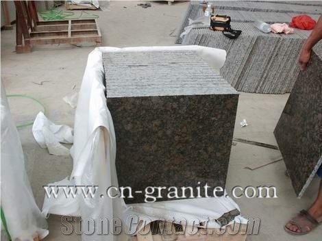 China Own Factory,Baltic Brown Granite Tiles Cut to Size for Floor Paving or Wall Cladding,Manufacturer-Xiamen Songjia