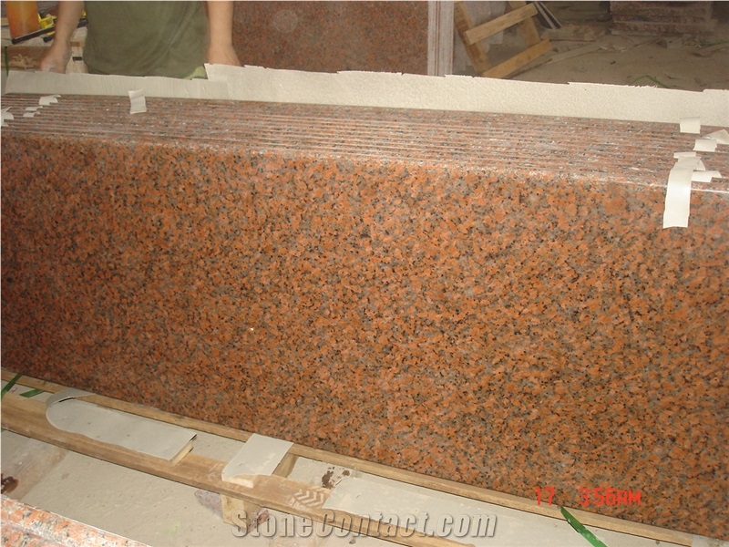 G562 Granite, Polished Red Granite Tile,Granite Stone Flooring,Pavers Stone,Red Stone Paving,Cut to Size Stone Tiles